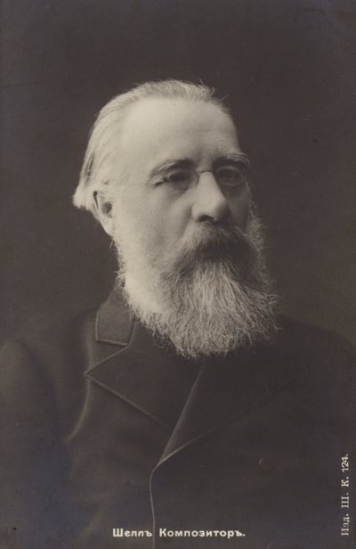 Boris Fitinhof-Schell, Russian composer, late 19th Century by Russian Photographer